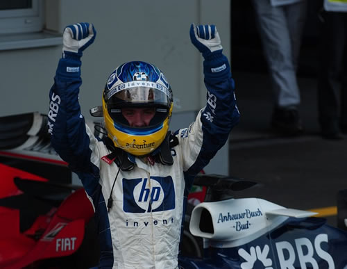Heidfeld is blij!