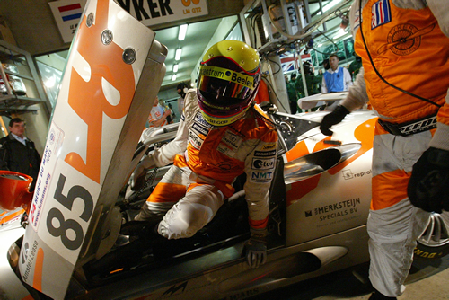 Tom Coronel die gisterenavond geen geluk kende