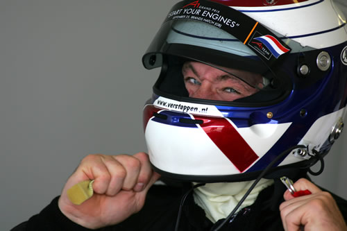 De super enthousiaste Jos Verstappen
