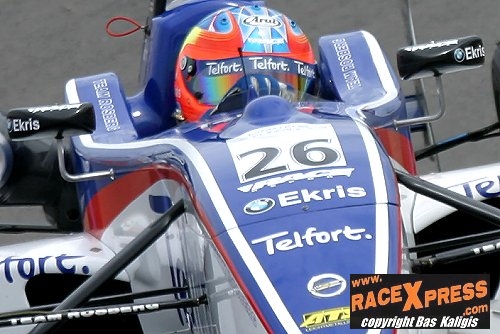 Giedo van der Garde tijdens de Marlboro Masters op Zandvoort dit jaar