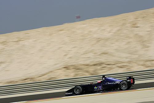 Adam Carroll, in plaats van 11e nu 19e op de grid