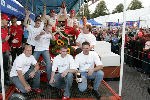 Hypo Huis rally ronde 6 podium