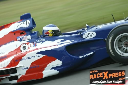 De snelle Scott Speed, wel geluk in Duitsland?