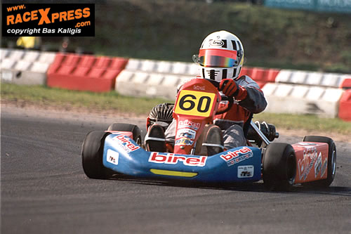 Renger met de Birel in actie