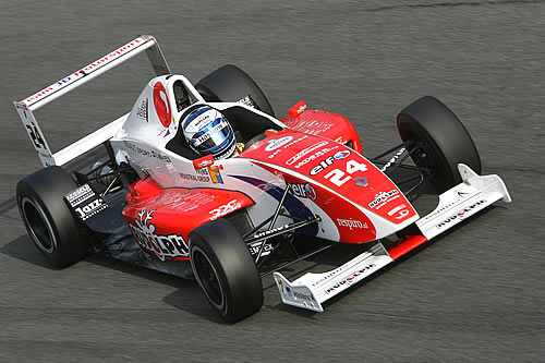Xavier in actie op Monza