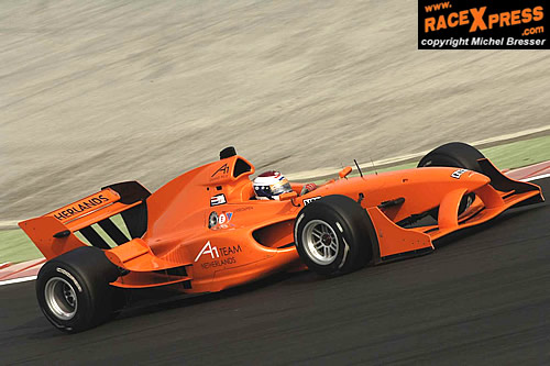 Jos Verstappen in actie