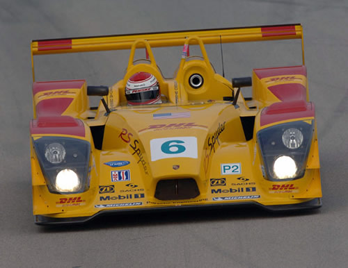 De Porsche RS Spyder had te kampen met enkele motorproblemen
