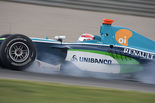 Nelson Piquet in actie !