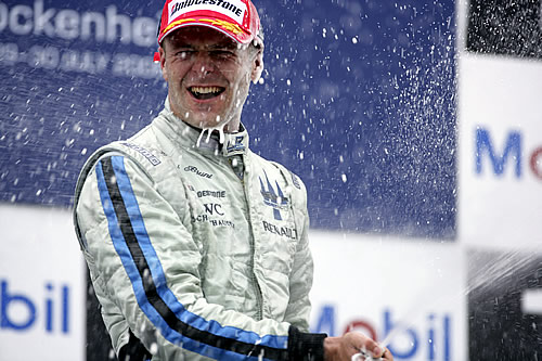 Gimmi Bruni op het podium