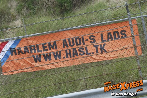 Pinksterraces 2006, spandoek van 'de Lads'