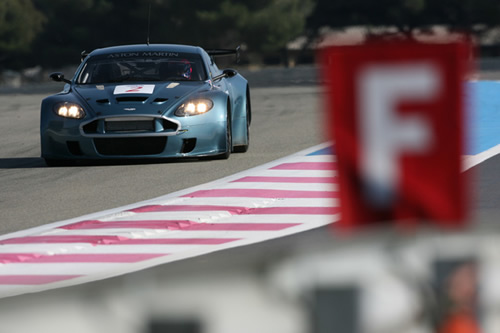 Twee Aston Martins DBRS9 voor Hexis Racing
