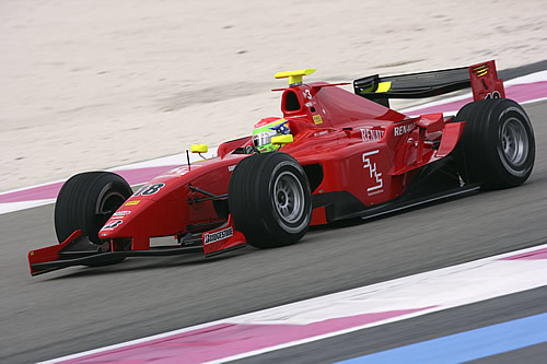 F1 testcoureur van Super Aguri, Sakon Yamamoto, viel door de mand