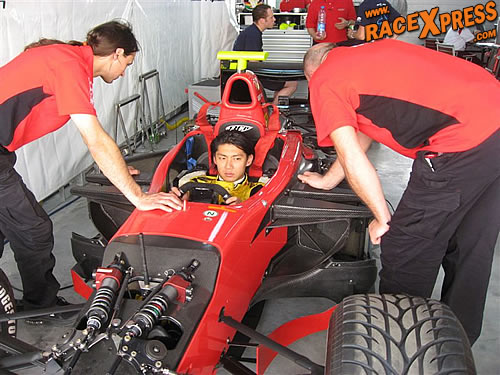 Ho-Pin Tung in de bolide