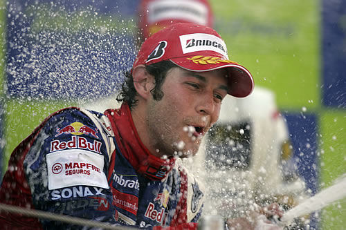 Bruno Senna op het podium