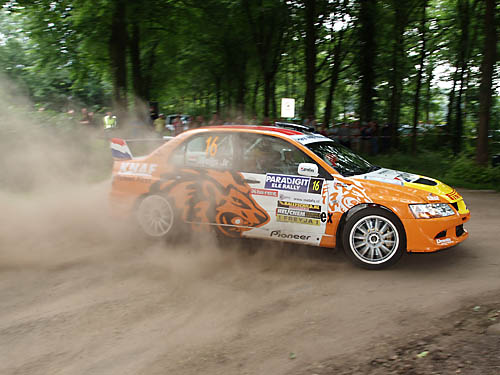 Hans Weijs junior in actie