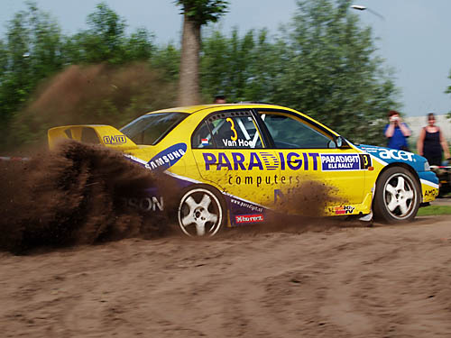 Piet van Hoof in actie