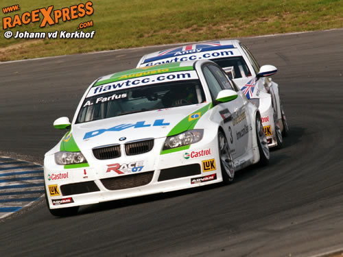 Farfus in gevecht met Priaulx