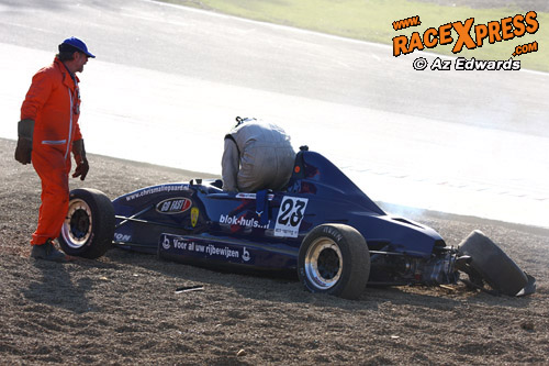 Chris Maliepaard strandde in de Last Chance race