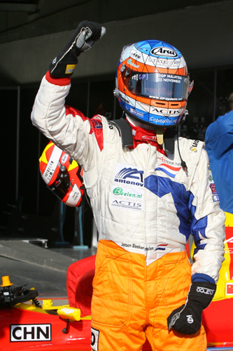 Jeroen Bleekemolen is blij met zijn pole