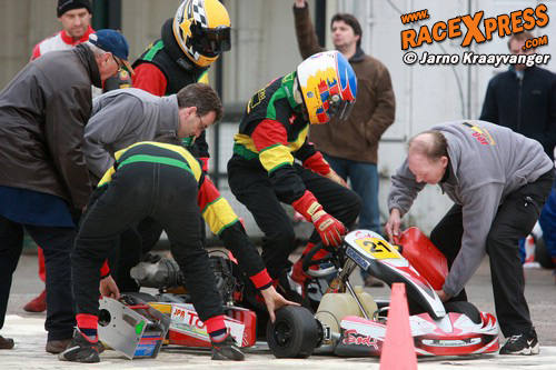 Snelle pitsstop van JPR Total
