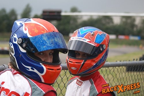 Girlpower in Rotax Euro met Giovanna Boontjes en Vera Paauwer