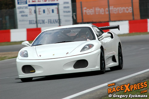 De Ferrari F430 Challenge testte vandaag al op Circuit Zolder