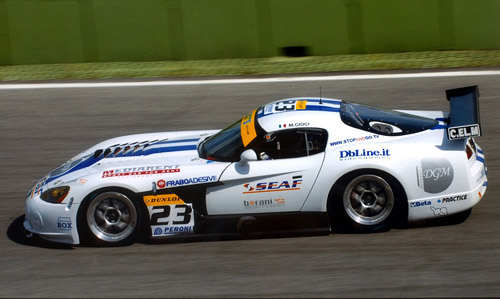 De GT2 Viper in actie, vlak voordat de stekker uit het project werd getrokken