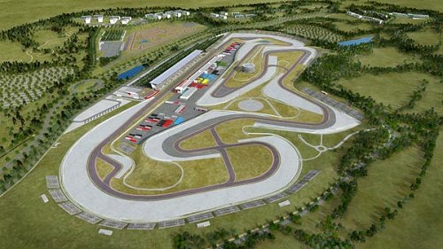 Een 3D model van hoe het circuit eruit moet gaan zien