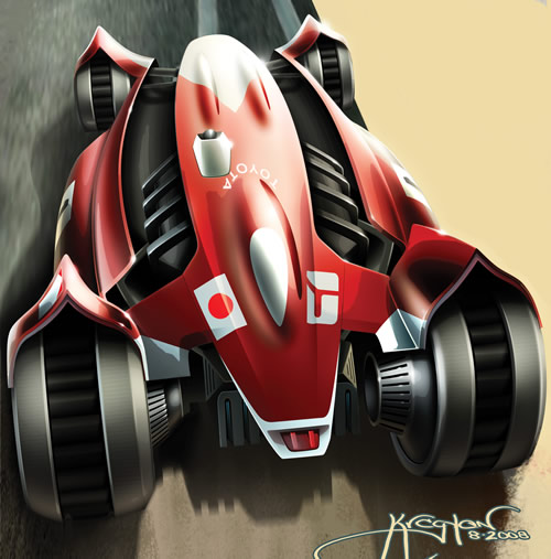 De Toyota waterstof Le Mans racer