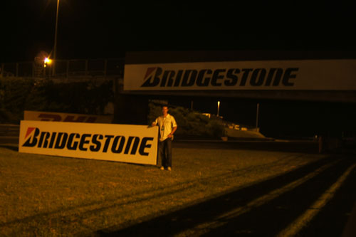 We vertrokken op zaterdag pas laat van het circuit