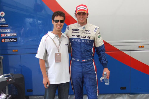 Giedo was blij met zijn eerste GP2 zege