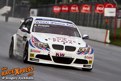 Carlo van Dam in de WTCC van Andy Priaulx