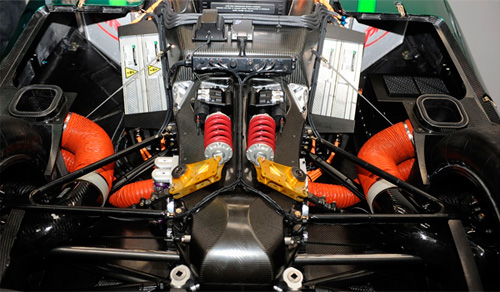 Elektrische componenten van de Lola-Drayson B12/69EV