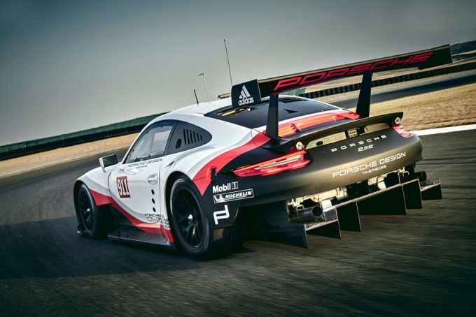 911 (991) RSR 2017 achterzijde