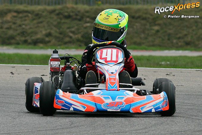 Senna Versluijs in actie naar de overwinning