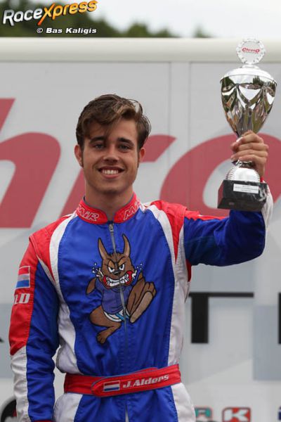 Joey Alders winnaar DD2 podium