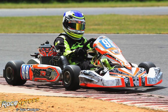 Milan Coppens in actie