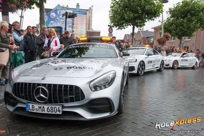 DTM- publieksevenement in het centrum van Zandvoort