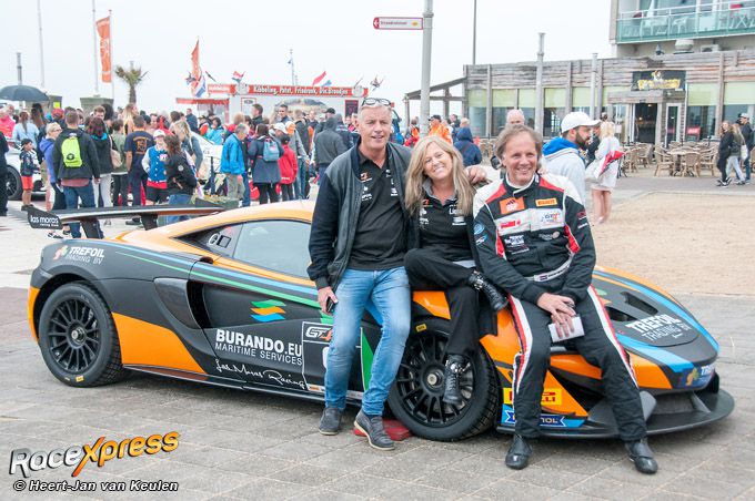 DTM- publieksevenement in het centrum van Zandvoort