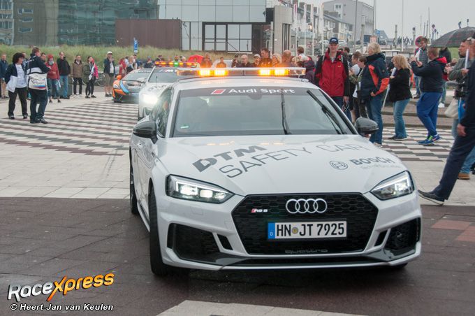 DTM- publieksevenement in het centrum van Zandvoort