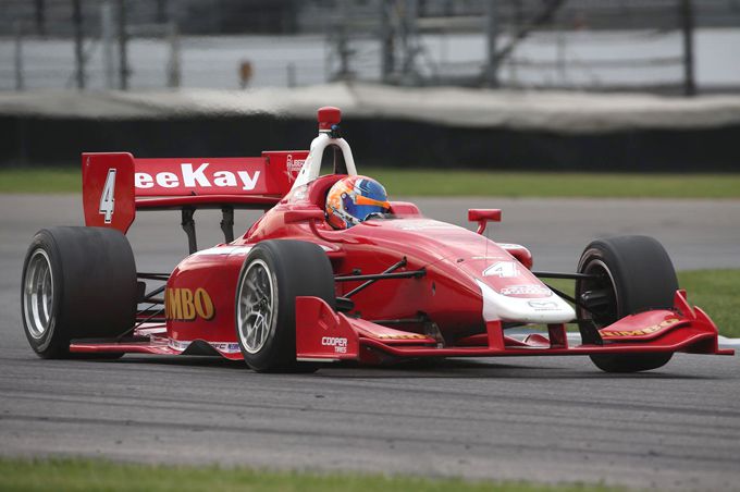 Rinus van Kalmthout rijdt in twee dagen maar liefst 160 ronden bij Indy Lights-test op Indianapolis