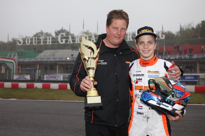 Kas Haverkort en teambaas Willemjan Keijzer