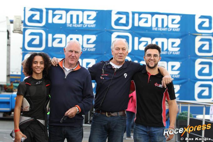 Familie Hezemans: Liam,Toine,Jan Moorman en Loris Hezemans