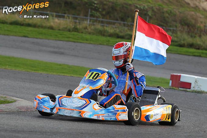Thijmen Nabuurs kampioen Knaf Cup Iame X30 senioren naar WK in Le Mans