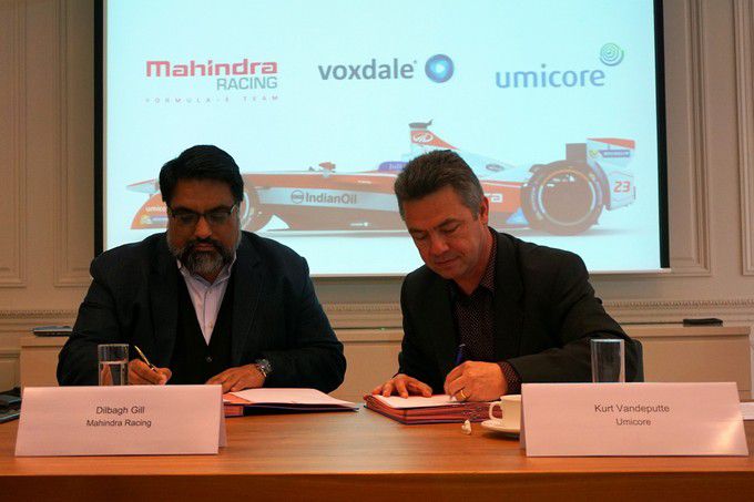 Mahindra Racing en Umicore