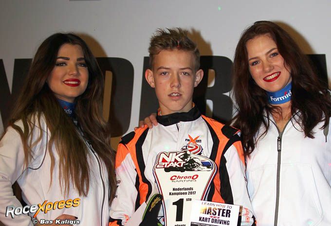 Tijmen van der Helm NK, EK en WK Rotax Max junior champion