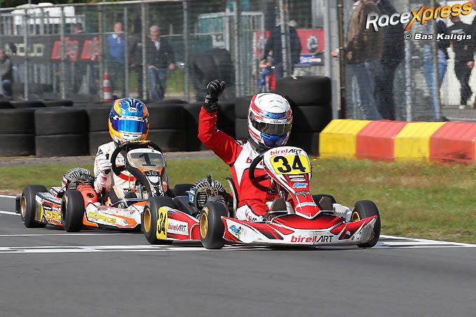 Tijs Kleinjan wint race