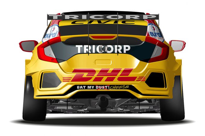 Tom Coronel voor BoutsenGinion Racing met Honda Civic TCR in WTCR