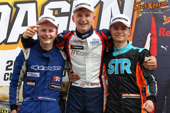 Thijmen Nabuurs bellond met podium