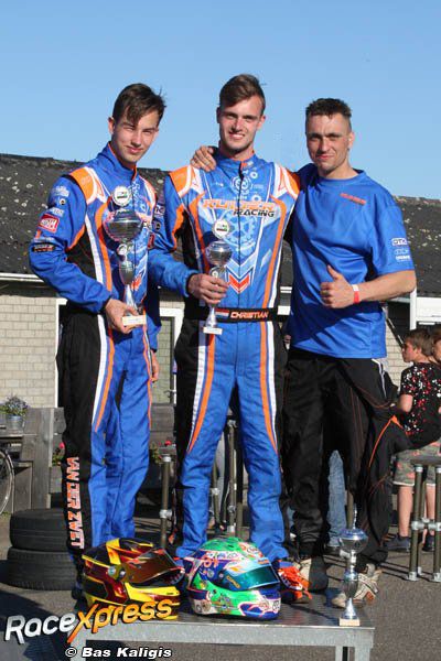 Compleet podium Kuijer Racing